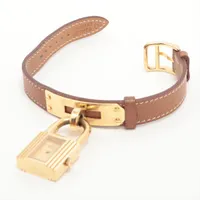 エルメス ケリーウォッチ GP GP×革 QZ シャンパン文字盤 A4228189