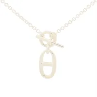 グッチ×ディズニー ドナルドダック ネックレス 925 8.4g シルバー
