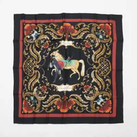 エルメス カレ90 LE LABORATOIRE DU TEMPS 時の実験室 スカーフ シルク