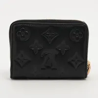 ヴィトン モノグラム エンボス ポルトフォイユ ルー M81599 ノワール