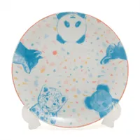 エルメス パスパス プレート 陶器 マルチカラー 底印「柿」「雫