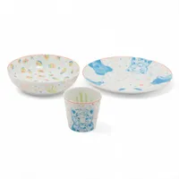 エルメス パスパス プレート 陶器 マルチカラー 底印「柿」「雫