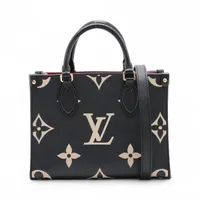 ヴィトン バイカラーモノグラムアンプラント オンザゴーPM M45659 ブラック RFID反応あり