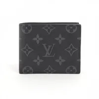 良品 エクリプス ポルトフォイユ ミュルティプル M61695 FRID搭載 ヴィトン モノグラムエクリプス ポルトフォイユミュルティプル M61695