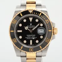 ロレックス サブマリーナーデイト 116613LN SS×YG SS×YG AT ブラック文字盤