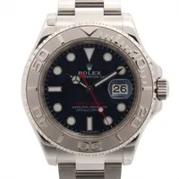 ロレックス ヨットマスター40 116622 PT×SS SS AT ブルー文字盤