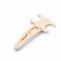 セリーヌ トリオンフ ヘアクリップ GP×プラスチック ベージュ ZZ026144