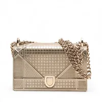 クリスチャンディオール ディオラマ パテントレザー チェーン