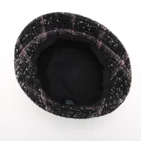 シャネル ココマーク 22K ハット アルパカ×ウール×ポリアミド ブラック