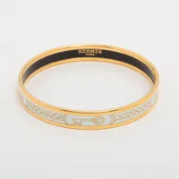 エルメス エナメルブレスレット エキストラファン バングル GP