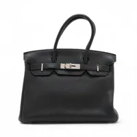 エルメス バーキン30 ルトゥルネ トゴ ブラック シルバー金具 □O:2011年