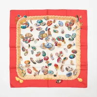 エルメス カレ90 Couvee d'Hermes エルメスの卵 スカーフ シルク