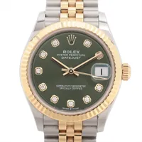ロレックス デイトジャスト31 278273G SS×YG SS×YG AT オリーブグリーン文字盤 あまりごま5