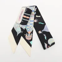 エルメス ツイリー LES CLES 鍵 ツイリー シルク ブラック A3276036