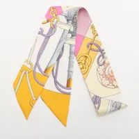 エルメス ツイリー Cliquetis クリケティス スカーフ シルク イエロー