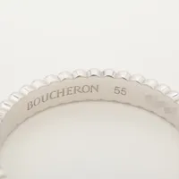 ブシュロン キャトル グログラン リング 750(WG) 3.5g 55 JAL0117055 