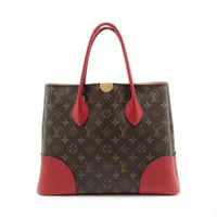 ヴィトン モノグラム フランドリン M41596 ブラウンxレッド