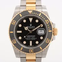 ロレックス サブマリーナーデイト 116613LN SS×YG SS×YG AT ブラック文字盤