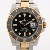 ロレックス サブマリーナーデイト 116613LN SS×YG SS×YG AT ブラック文字盤