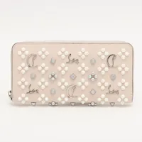 クリスチャンルブタン パネトーネ ロックスタッズ レザー ラウンド