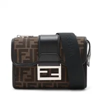 フェンディ ズッカ レザー 2WAYショルダーバッグ ブラック 7VA478