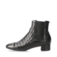 シャネル ココマーク カメリア ベロア レインブーツ 39 レディース