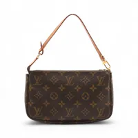 ヴィトン モノグラム ポシェットアクセソワール M51980 ブラウン