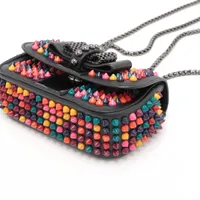 クリスチャンルブタン スウィートチャリティー レザーxスタッズ