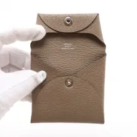 エルメス バスティア シェブルミゾル コインケース エトゥープ