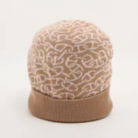 エルメス シェーヌダンクル ニットキャップ M カシミヤ×シルク