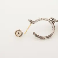 クロムハーツ タイニーCHクロス ピアス(片耳用) 925×14K 5.1g A4234782