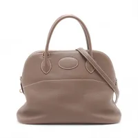 エルメス ボリード 31 トリヨンクレマンス エトゥープ ゴールド