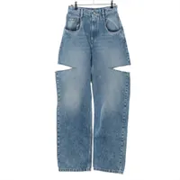 メゾンマルジェラ 23SS コットン デニムパンツ 38 レディース ブルー 1