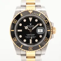 ロレックス サブマリーナーデイト 116613LN SS×YG SS×YG AT ブラック文字盤