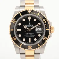 ロレックス サブマリーナーデイト 116613LN SS×YG SS×YG AT ブラック文字盤