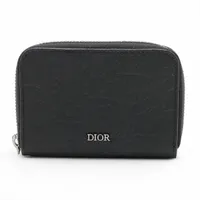 ミュウミュウ ロゴ レザー コインケース ブラック 5MC093 A3431354