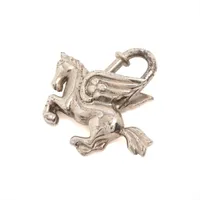 エルメス カデナ ペガサス 1993 チャーム メタル シルバー A4236451