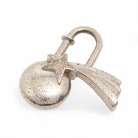 限定商品✨エルメス カデナ流れ星 シューティングスター　1999年　シルバー エルメス シューティングスター カデナ 1999 チャーム メタル シルバー