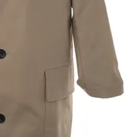 エルメス ヴェロニク ニシャニアン 20AW コットン×レザー コート 44