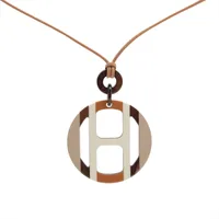 エルメス ロカイユ かんざし バッファローホーン ブラウン A1970138