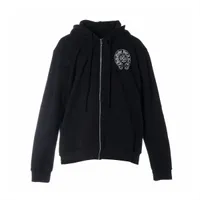 クロムハーツ パーカー コットン サイズL ブラック ホースシュー ダガージップ ロサンゼルス限定