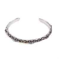 SBTスクロールバンド925 バングル クロムハーツ SBTバンド バングル 925 19.8g インボイスアリ A4237847