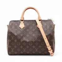 ヴィトン モノグラム スピーディバンドリエール30 M41112 ブラウン RFID反応あり