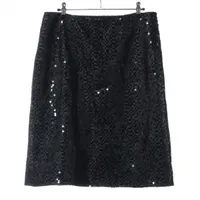 シャネル ココマーク 02A ウール×アクリル×ポリエステル スカート 44