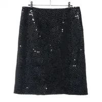 シャネル ココマーク 02A ウール×アクリル×ポリエステル スカート 44