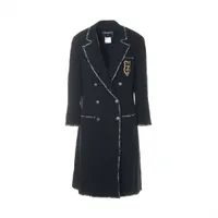 シャネル ココマーク 05C ウール×コットン×ナイロン コート 46