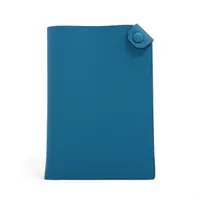 エルメス ターマックPM ヴォーエプソン パスポートケース ブルー