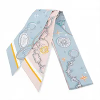 期間限定❗【新品】HERMES ♡ セラフェット ツイリー スカーフ エルメス エルメス ツイリー C'EST LA FETE セラフェット スカーフ シルク