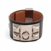 エルメス コリエドシアン バングル アルミニウム ブラック AP037385