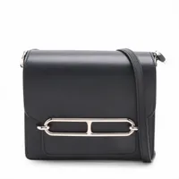 エルメス サックロウリスミニ エバーカラー ブラック シルバー金具 Y:2020年